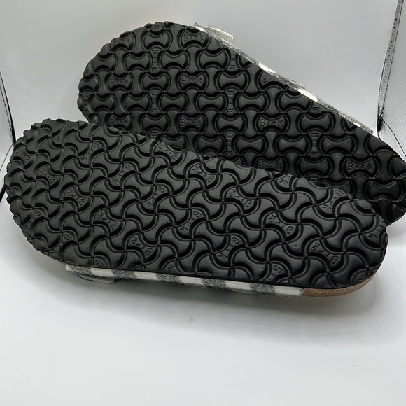 NWOT Arizona Plaid Genuine Shearling Slide Sandal Men Size 13-13.5US/46EU - Picture 4 of 6